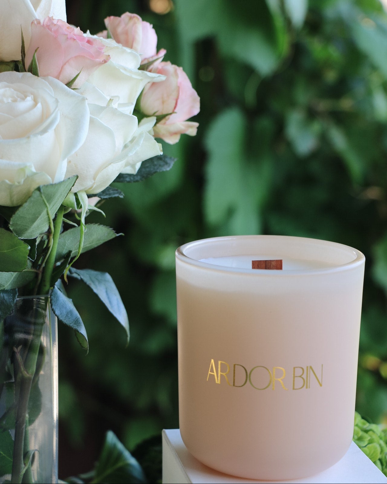 Jasmine Blossom Scented Candle 12 oz. - Ardor Bin