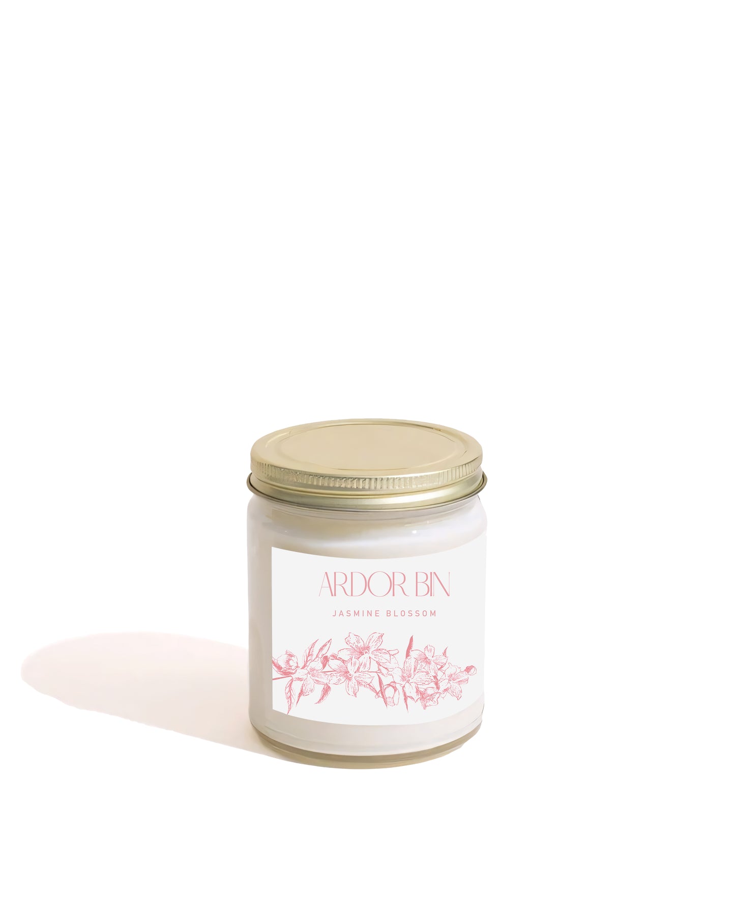 Jasmine Blossom Scented Candle 8 oz. - Ardor Bin